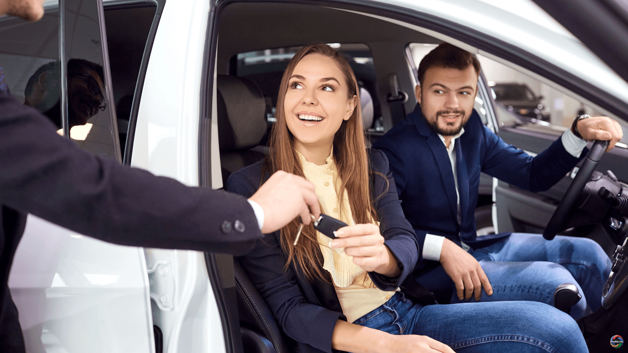 Premium car rental categories background